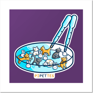 Pipettes Pet Science Pun Posters and Art